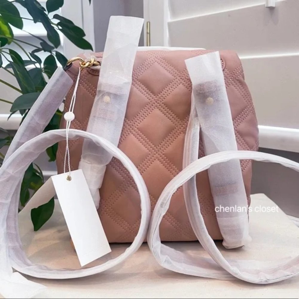 🌸NeW! Tory Burch Soft Fleming Mini Backpack - Picture 7 of 14